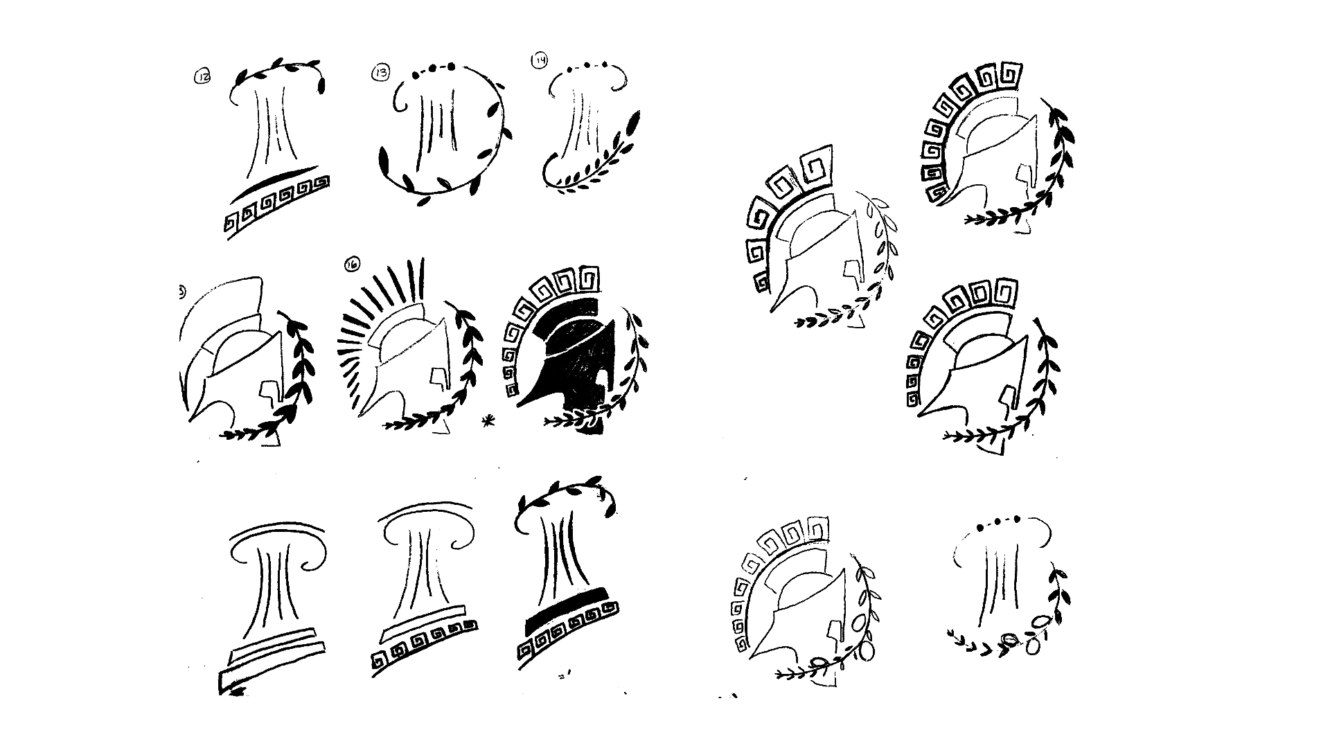 A sketch of the final 2 concepts with minor variations.